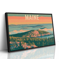 Maine Coastal Summit Sunset