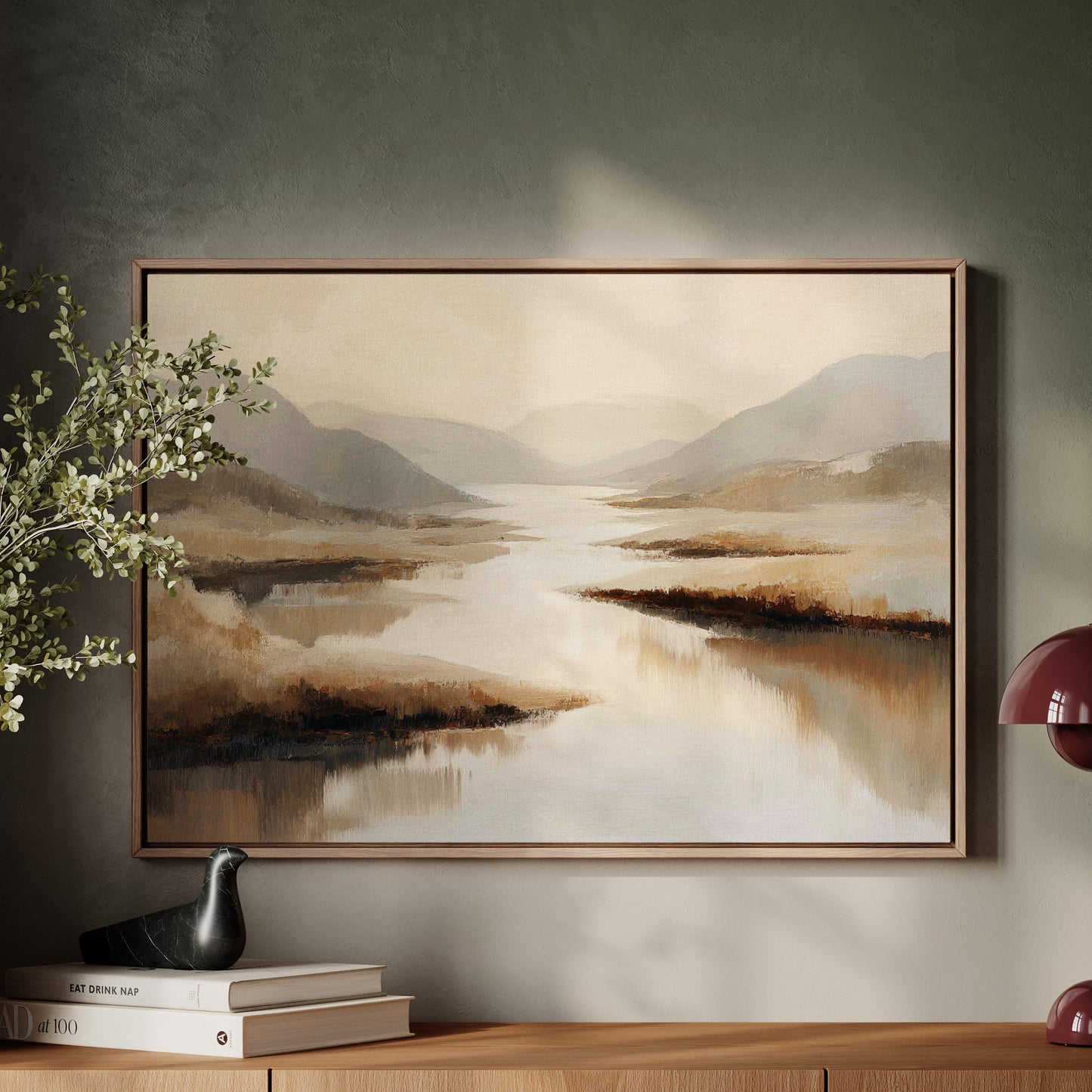 Quiet Waters Wind Through Highland Mist