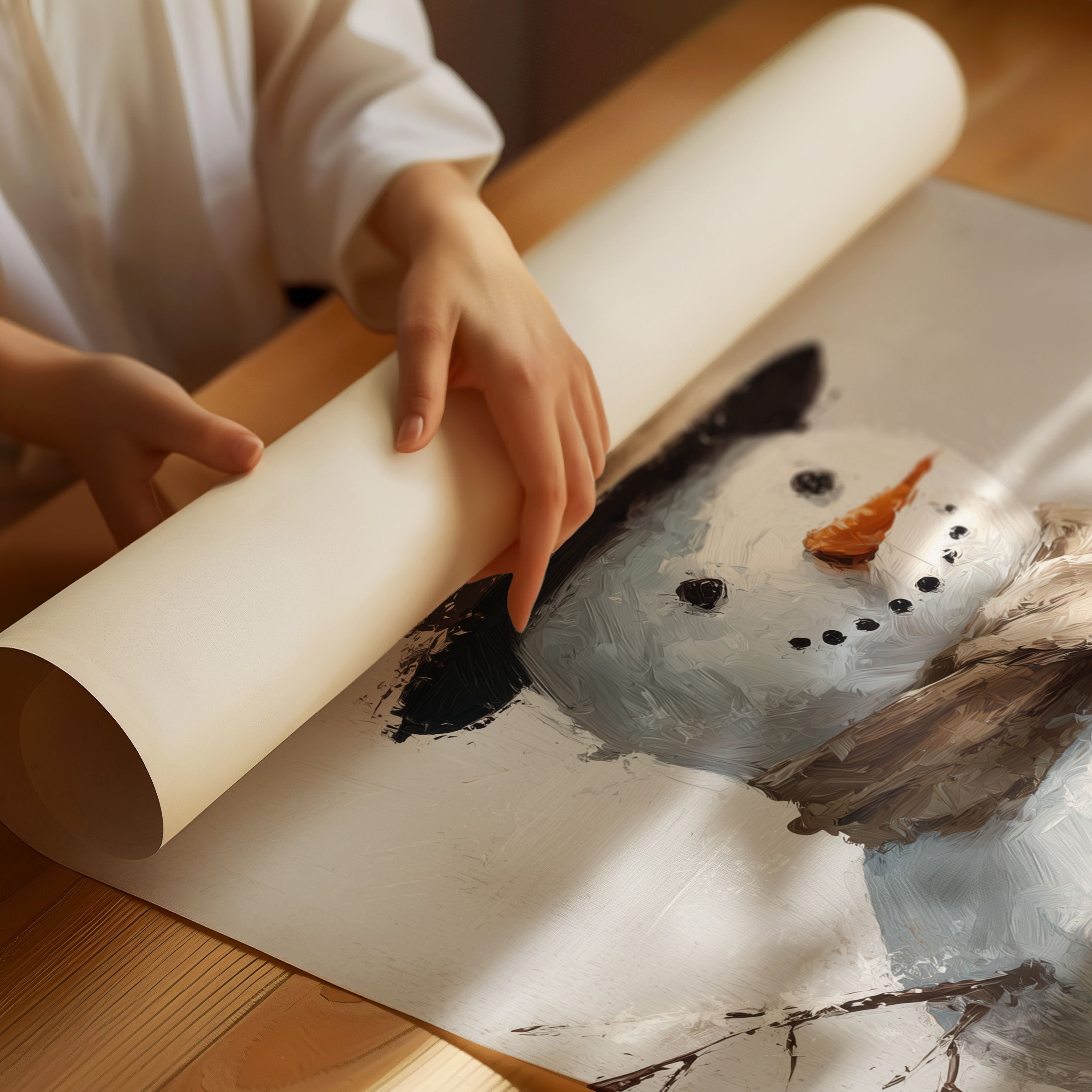 December's Gentle Friend Comes Calling