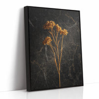 Golden Blooms Against Timeless Stone