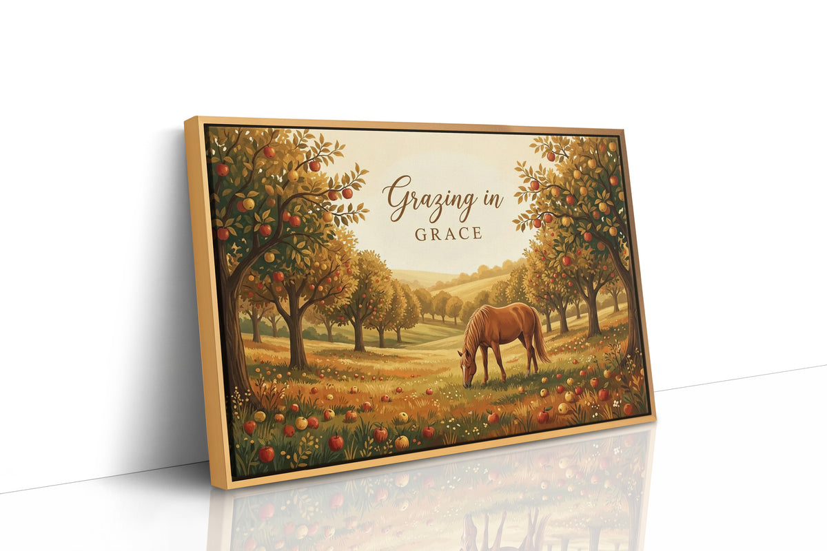 Horse Discovers Unlimited Free Apples