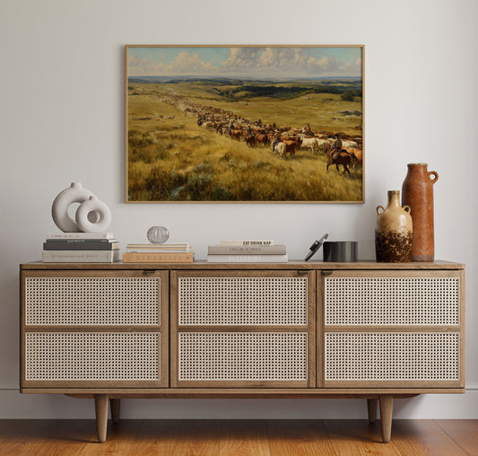 Prairie Dust Follows The Herd