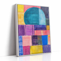 Moonrise Over Color Block City