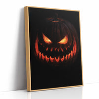 Lit From Within, Not In A Nice Way, print in a natural wood frame