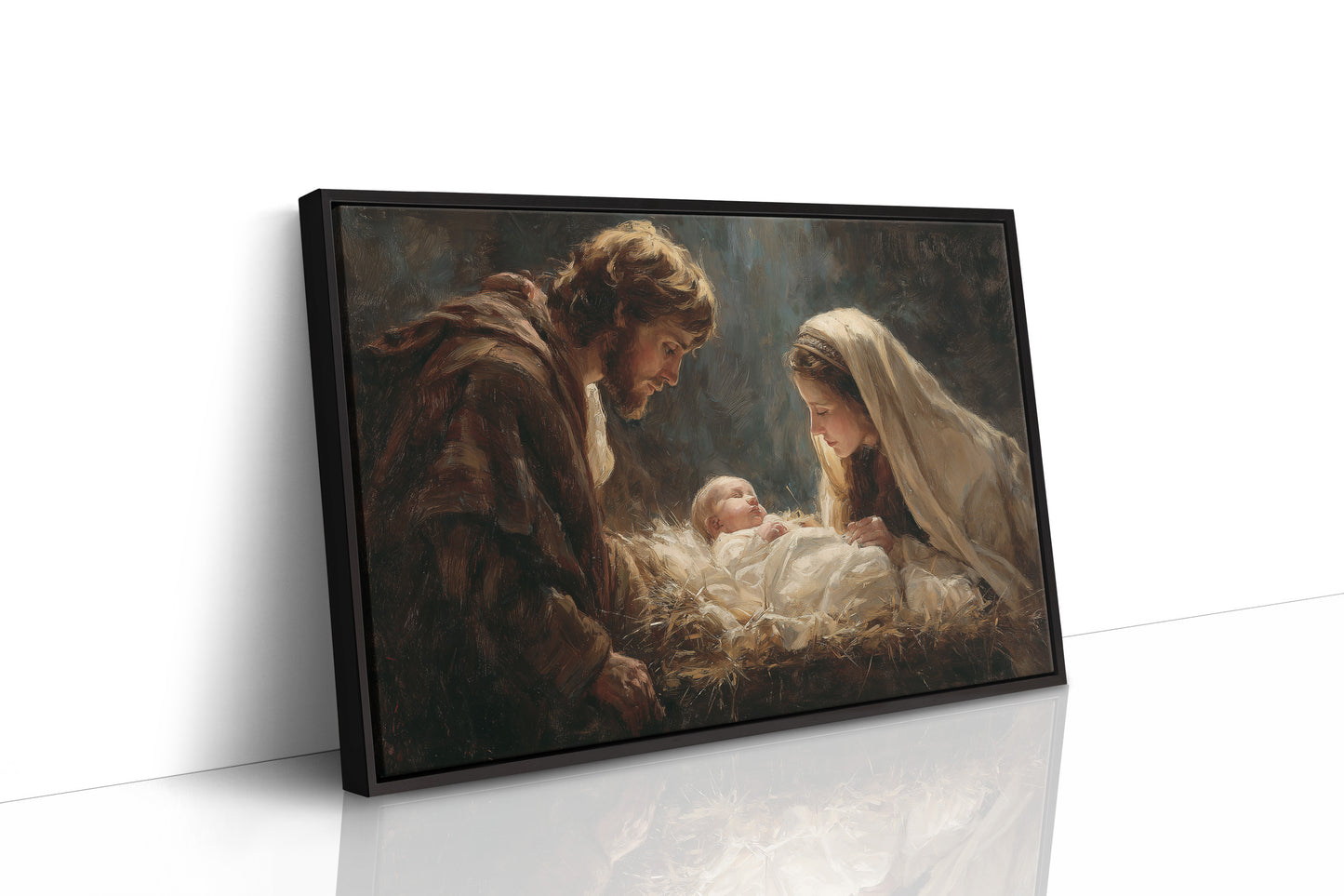 Sacred Light Fills Winter Night