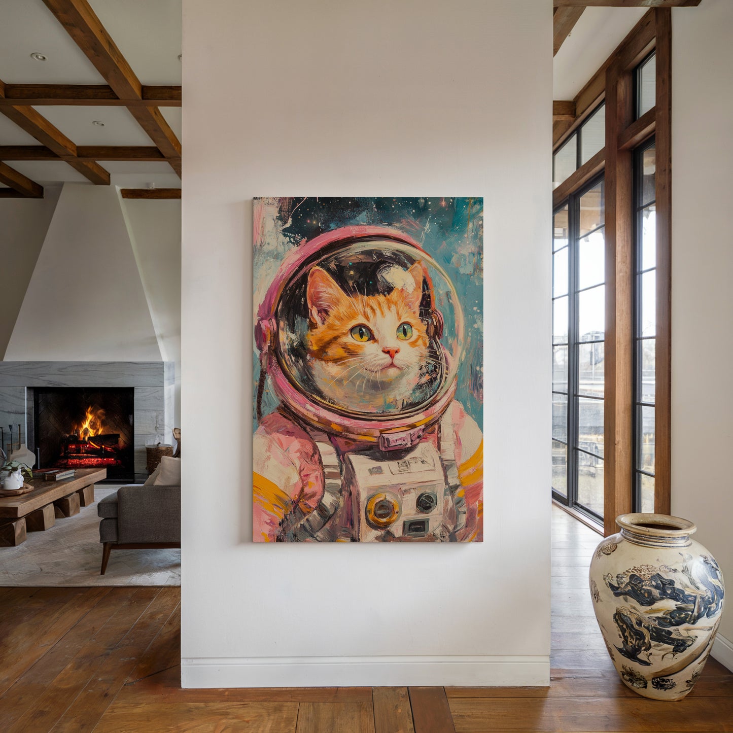 Galactic Catventure in Pink Spacesuit