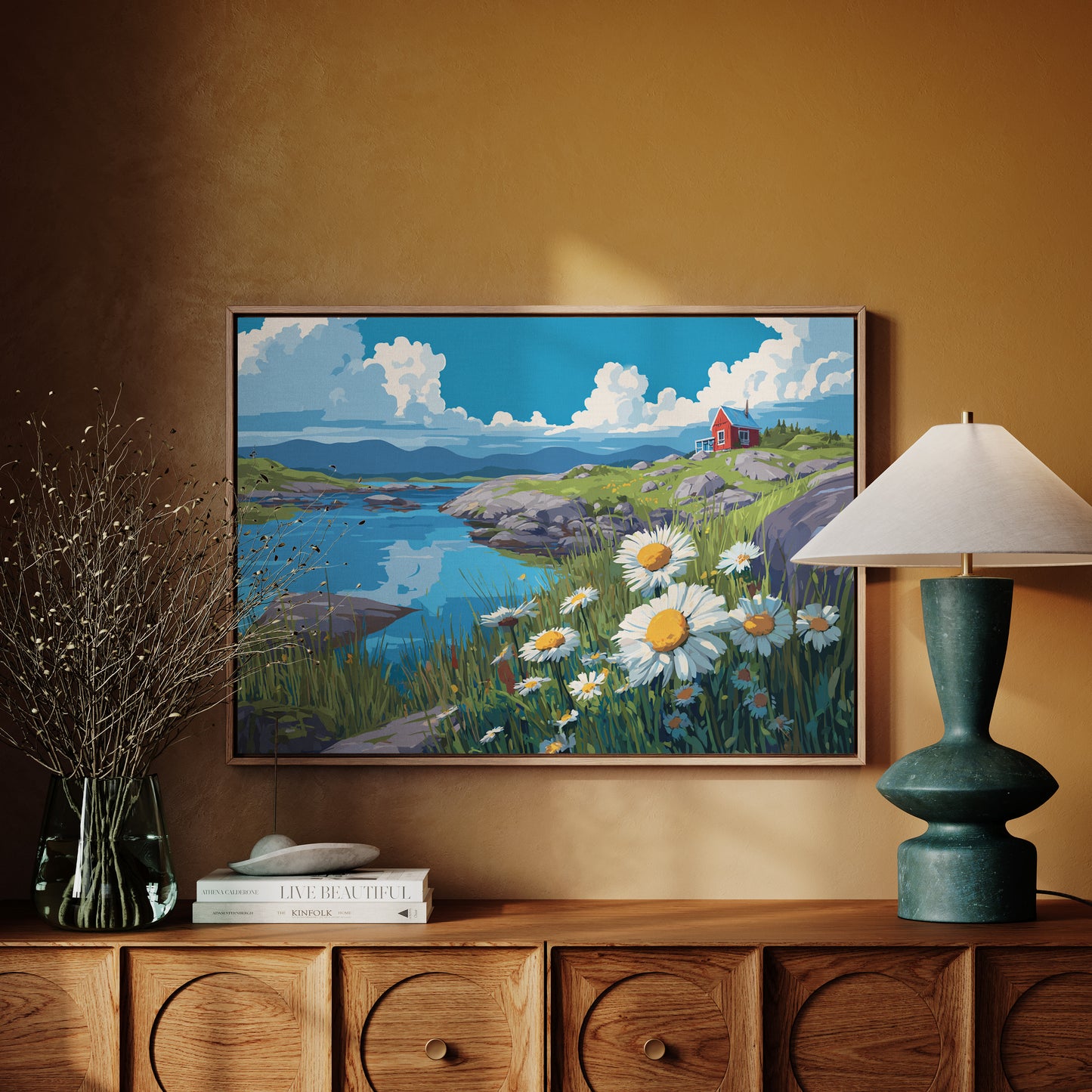 Daisies Dance Above Northern Waters