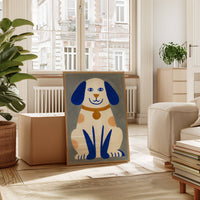 Blue Paws Paint A Happy Tale