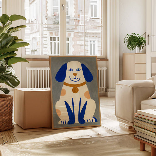 Blue Paws Paint A Happy Tale