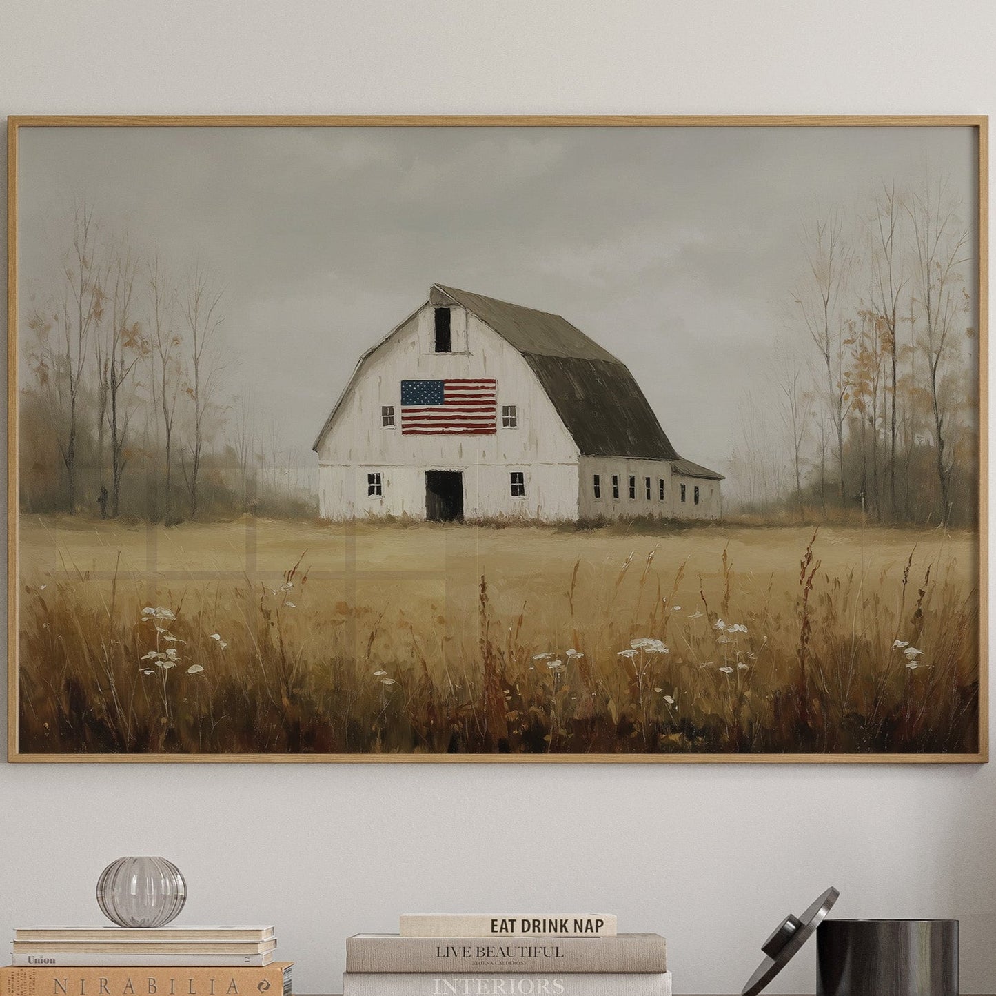 Prairie Stars Above Heartland Barns