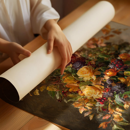 Autumn Roses Paint October's Symphony