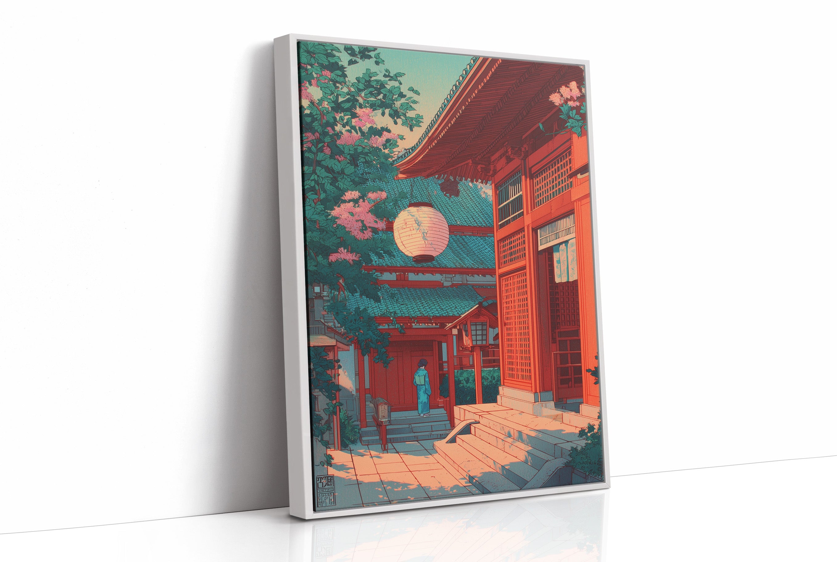 Lanterns Guide The Temple Path