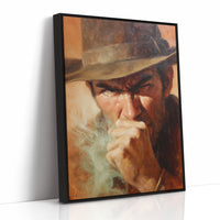 Embers Beneath A Weathered Brim