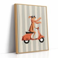 Cool Dog Riding Scooter