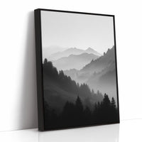 Veil of Mountains in Mist