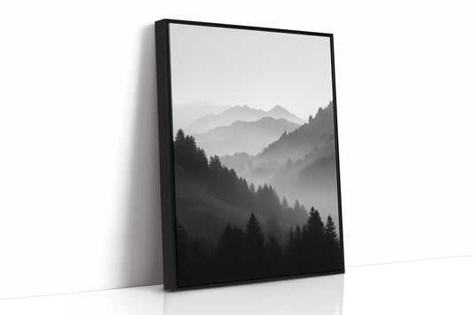 Veil of Mountains in Mist