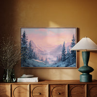 Snow Peaks Blush At Dawn