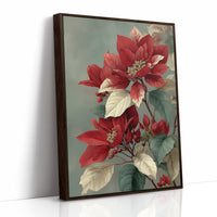 Poinsettia in Red and Cream