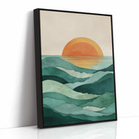 When Waves Embrace the Horizon