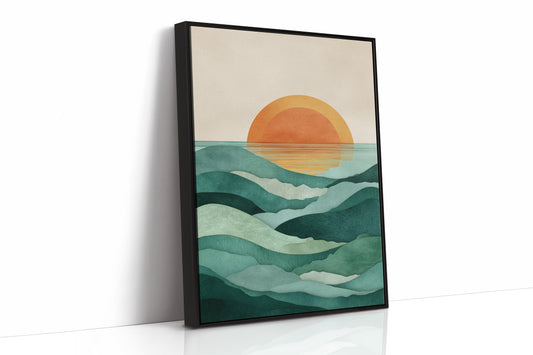 When Waves Embrace the Horizon