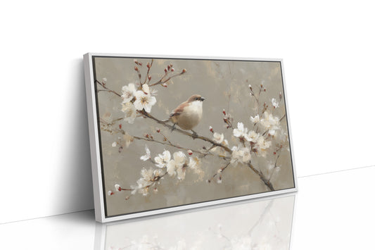 Sparrow Among Spring's First Blossoms