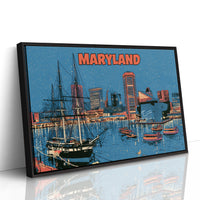 Maryland Harbor Pop Art