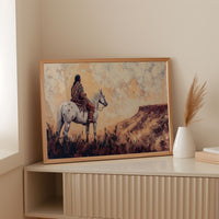 Twilight Scout Above Painted Mesa