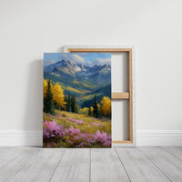 Gold Aspens, Pink Meadow, One Deep Breath