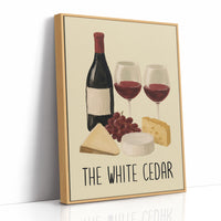 Wine & Cheese, Painted