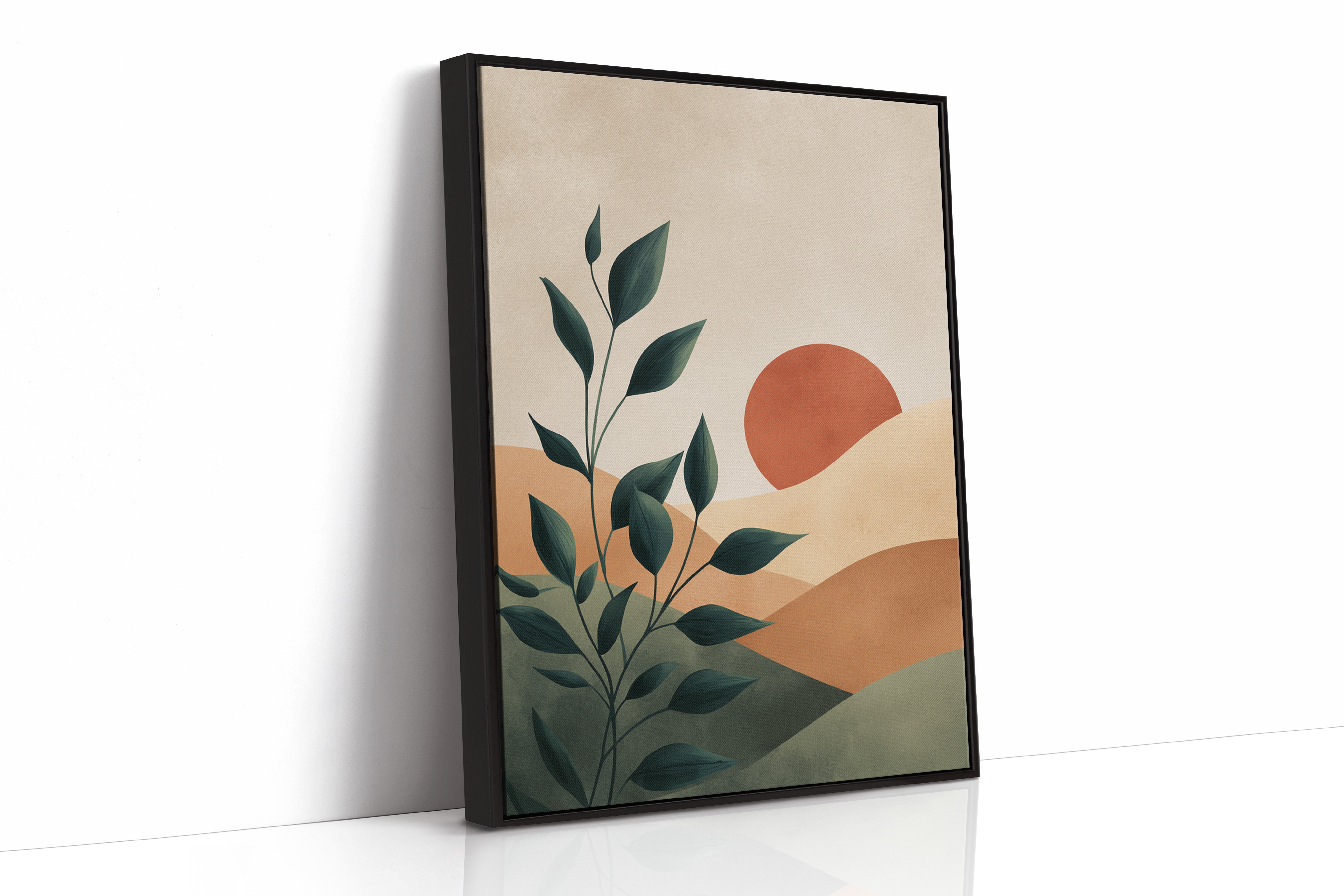 Sunset Kisses the Verdant Hills