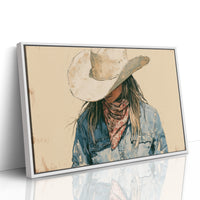 Bandana and Denim Portrait