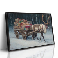 Snow Path Leads To Magic Night