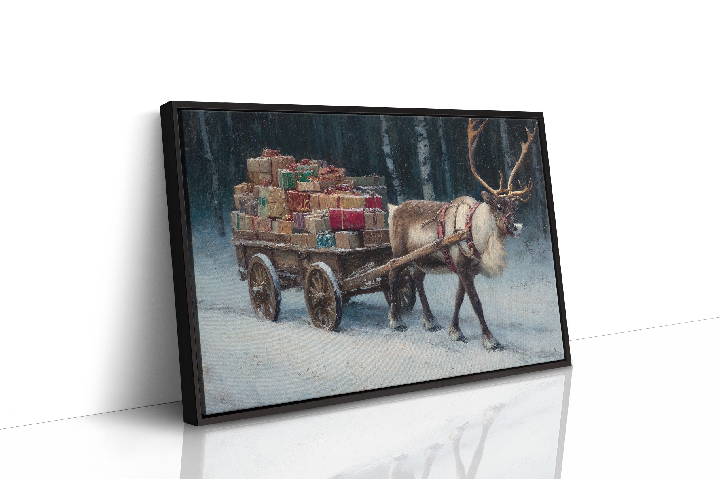 Snow Path Leads To Magic Night