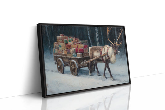 Snow Path Leads To Magic Night