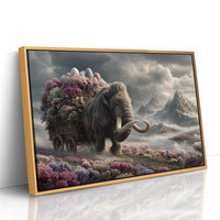 Mammoth's Blossom-Draped Easter Cart