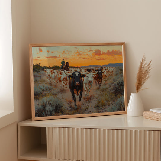 Longhorn Drive at Sunset