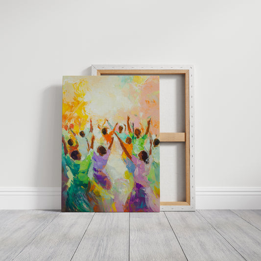 Lifted in Praise and Color