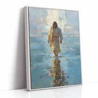 Solitary Path Through Azure Waters