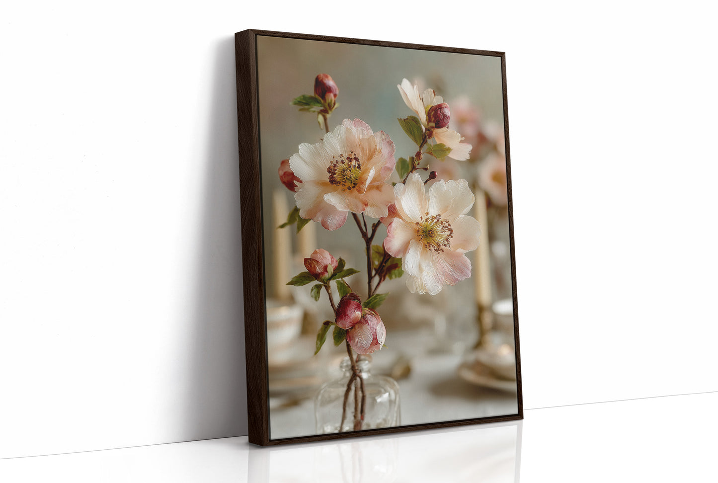Wild Roses in Glass