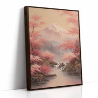 Cherry Blossoms Dance Near Fuji