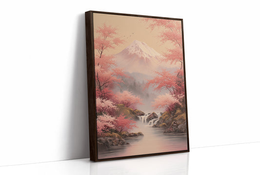 Cherry Blossoms Dance Near Fuji