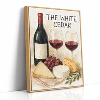 Wine & Cheese, Watercolor