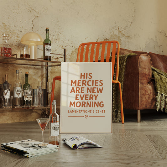 New Every Morning Scripture Print