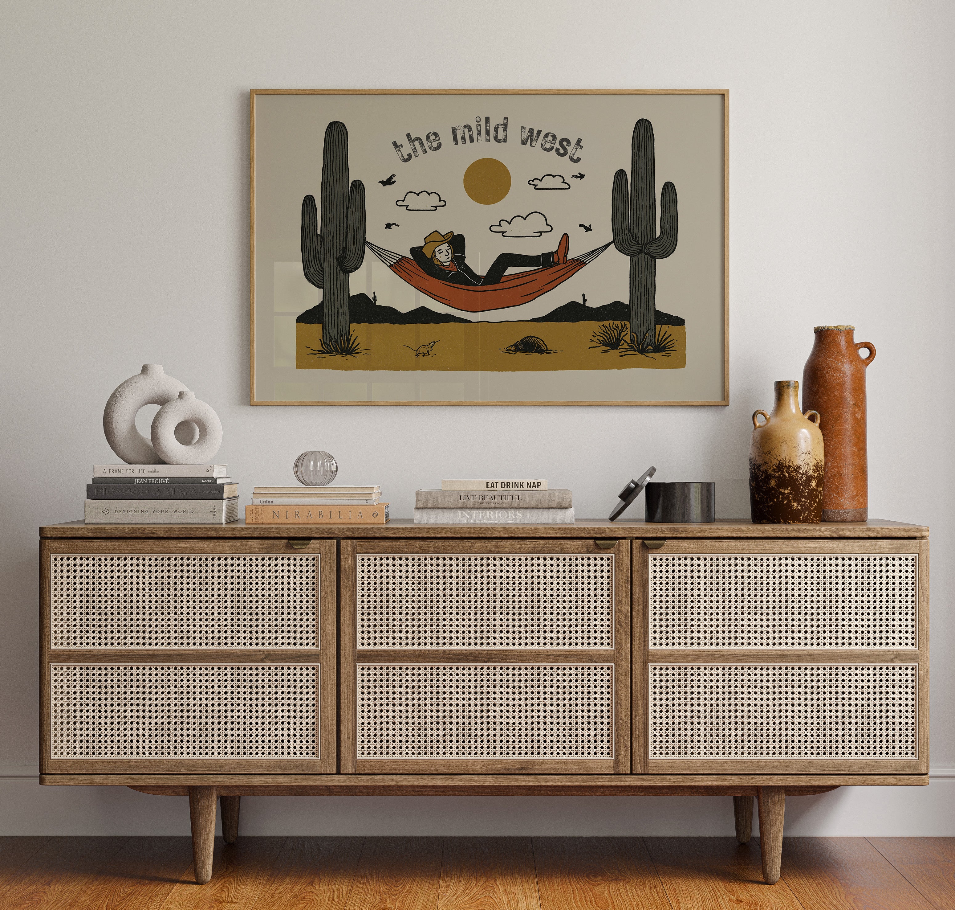 Saguaros Share Their Afternoon Peace
