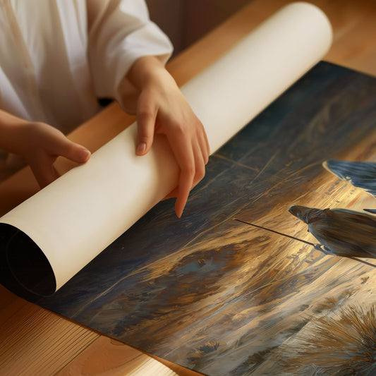 Starlight Guides Their Winter Journey