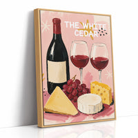 Wine & Cheese, Festive Pink