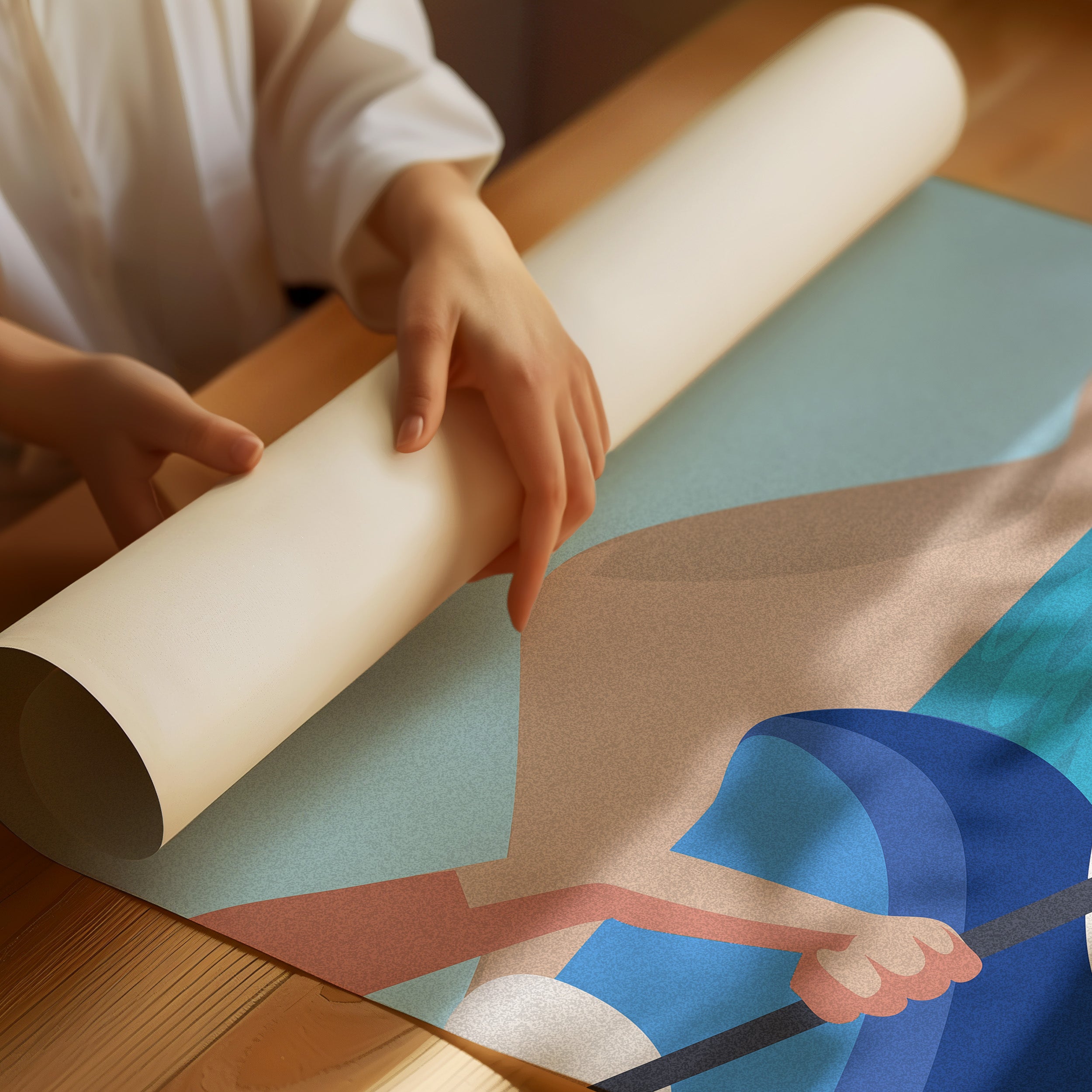 Paddle Through Mountain Lake Serenity