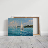 Sailing Through Azure Summer Skies