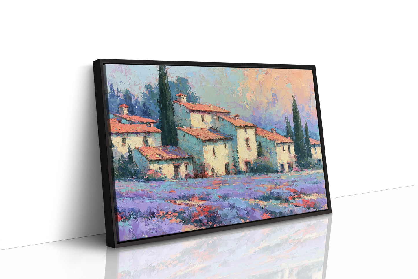 Lavender Fields, Tuscan Sunset