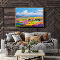 Patchwork Fields Dance In Spring
